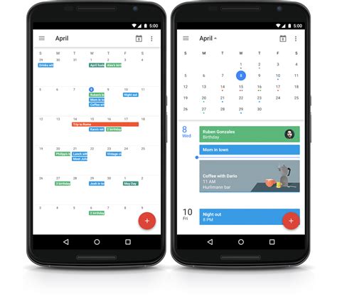 google calendar app